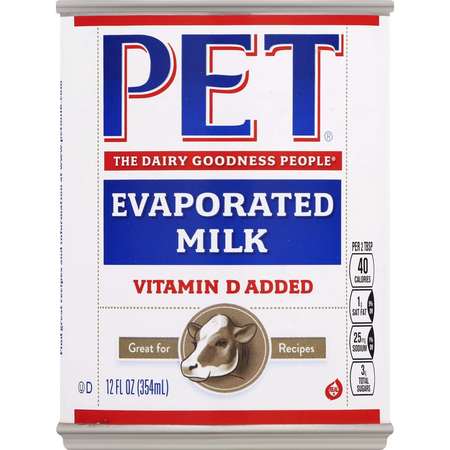 Pet Milk Evaporated Milk 12 fl. oz., PK24 5150001124